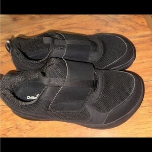 Mens Orthofeet  Size 10 Black Diabetic Orthopedic Walking Shoes NWOT